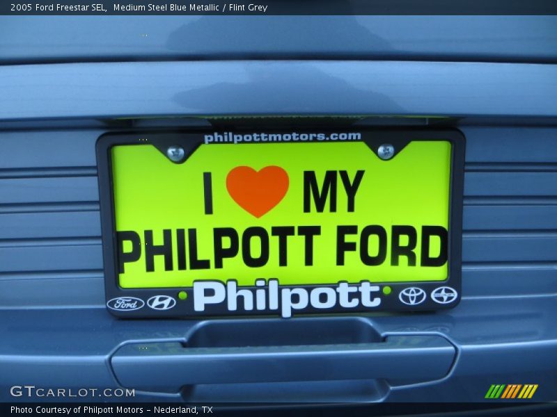 Medium Steel Blue Metallic / Flint Grey 2005 Ford Freestar SEL