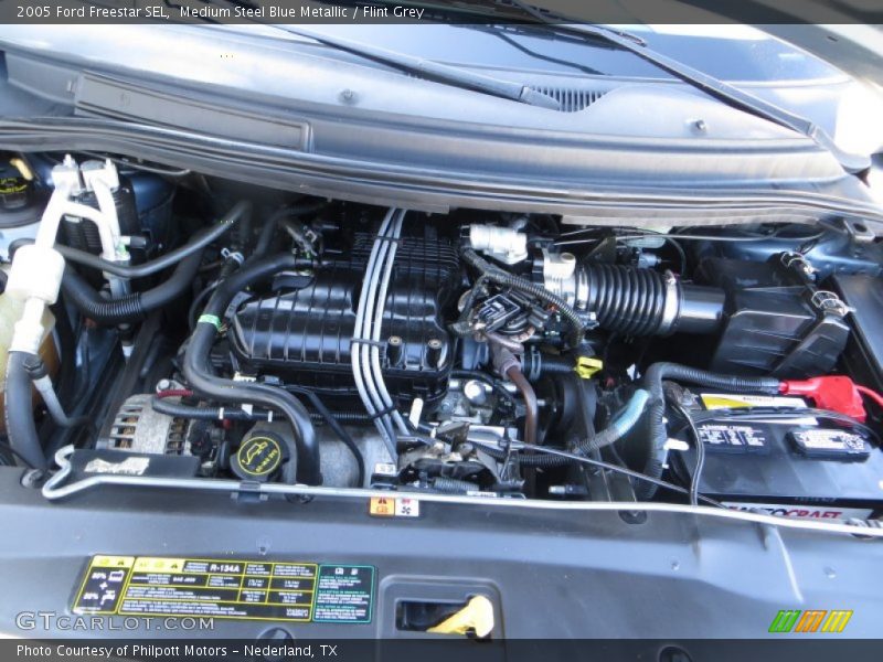 Medium Steel Blue Metallic / Flint Grey 2005 Ford Freestar SEL