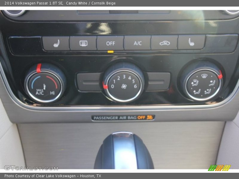 Candy White / Cornsilk Beige 2014 Volkswagen Passat 1.8T SE