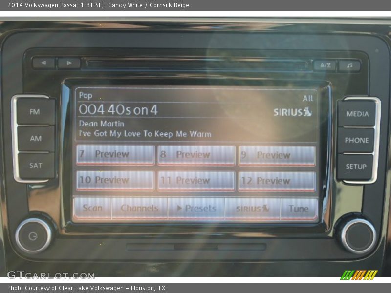 Candy White / Cornsilk Beige 2014 Volkswagen Passat 1.8T SE