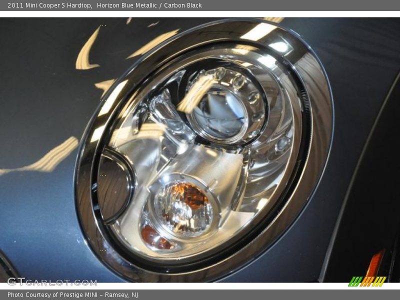 Horizon Blue Metallic / Carbon Black 2011 Mini Cooper S Hardtop