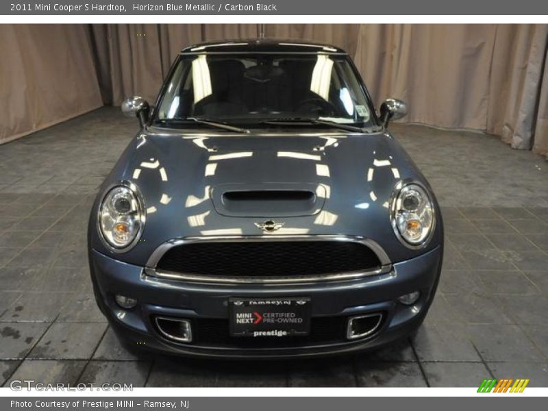 Horizon Blue Metallic / Carbon Black 2011 Mini Cooper S Hardtop