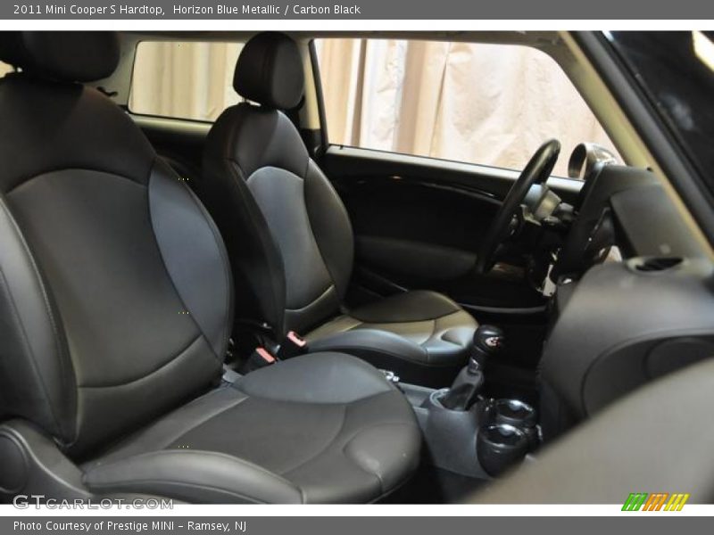 Horizon Blue Metallic / Carbon Black 2011 Mini Cooper S Hardtop