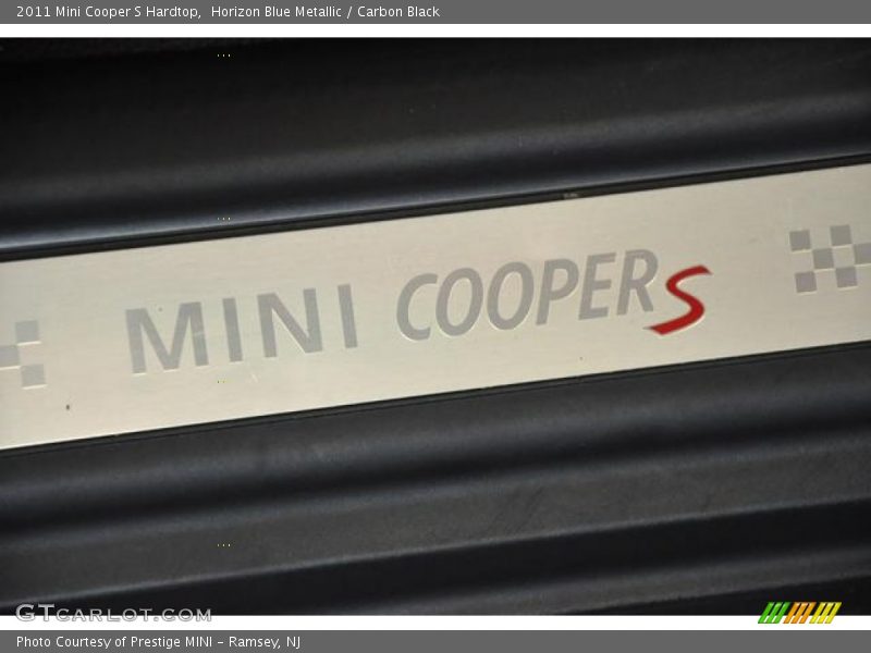 Horizon Blue Metallic / Carbon Black 2011 Mini Cooper S Hardtop