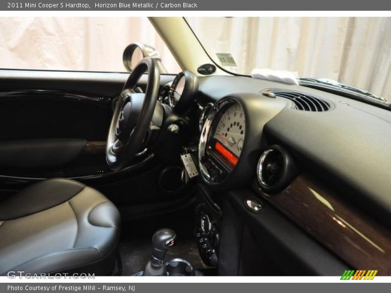 Horizon Blue Metallic / Carbon Black 2011 Mini Cooper S Hardtop