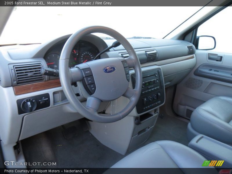 Medium Steel Blue Metallic / Flint Grey 2005 Ford Freestar SEL