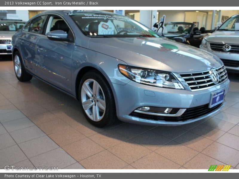 Iron Gray Metallic / Black 2013 Volkswagen CC Sport