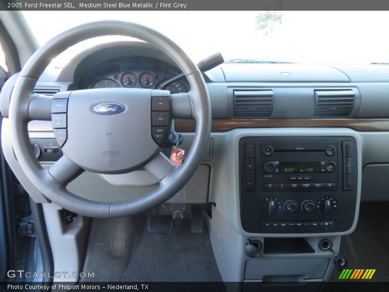 Medium Steel Blue Metallic / Flint Grey 2005 Ford Freestar SEL