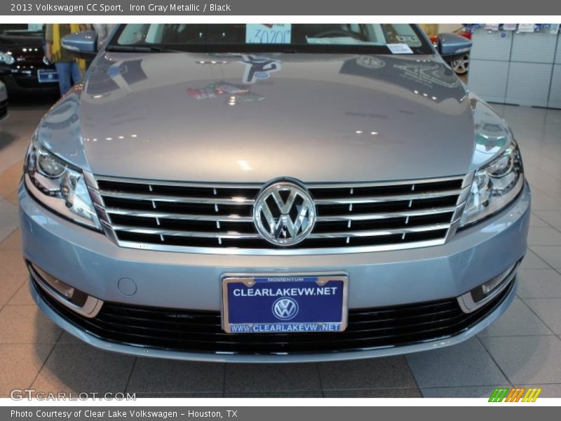 Iron Gray Metallic / Black 2013 Volkswagen CC Sport