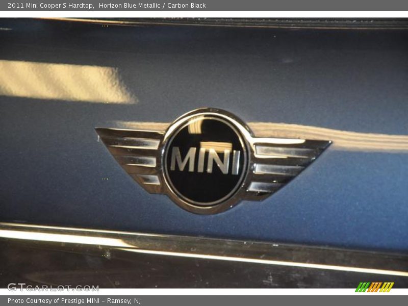 Horizon Blue Metallic / Carbon Black 2011 Mini Cooper S Hardtop