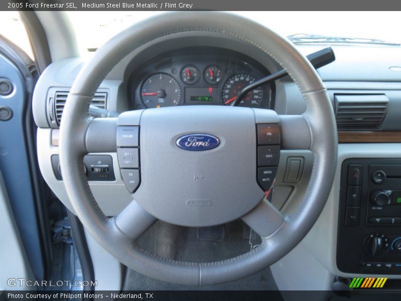 Medium Steel Blue Metallic / Flint Grey 2005 Ford Freestar SEL
