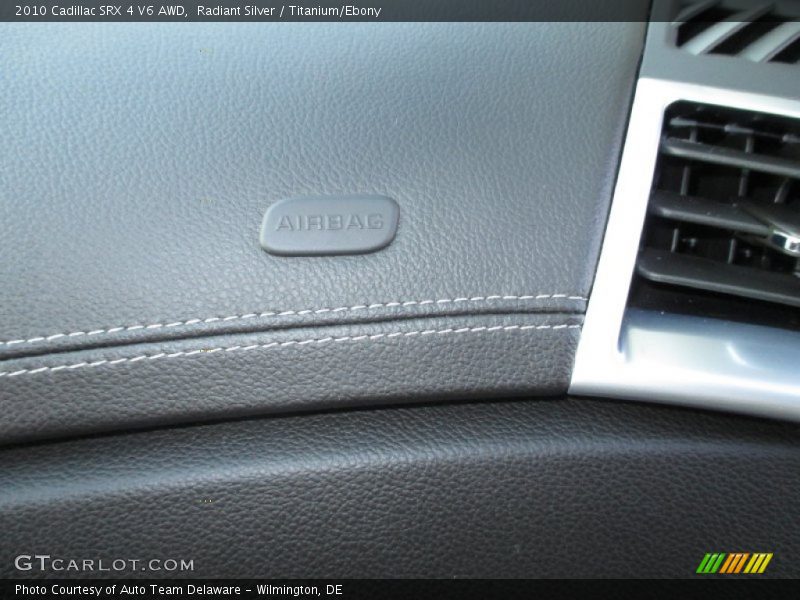 Radiant Silver / Titanium/Ebony 2010 Cadillac SRX 4 V6 AWD