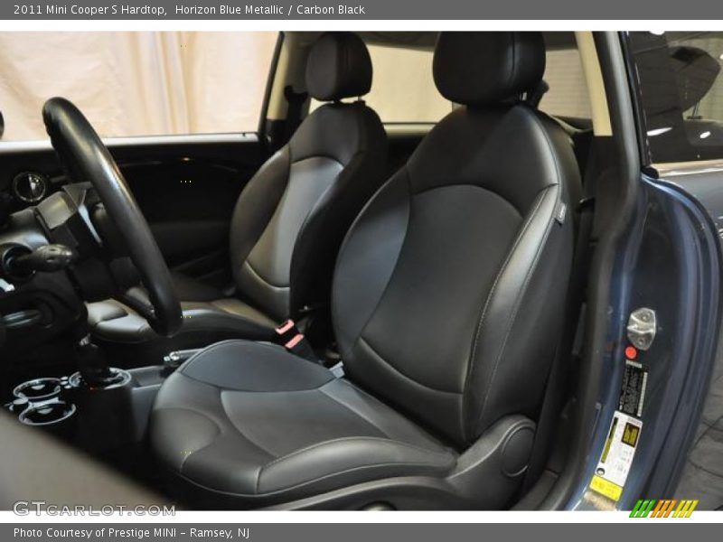 Horizon Blue Metallic / Carbon Black 2011 Mini Cooper S Hardtop