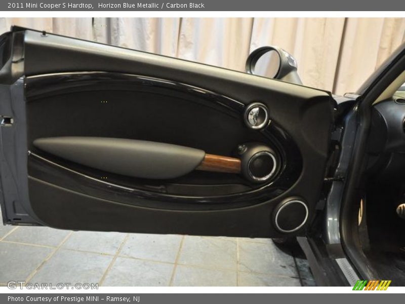 Horizon Blue Metallic / Carbon Black 2011 Mini Cooper S Hardtop