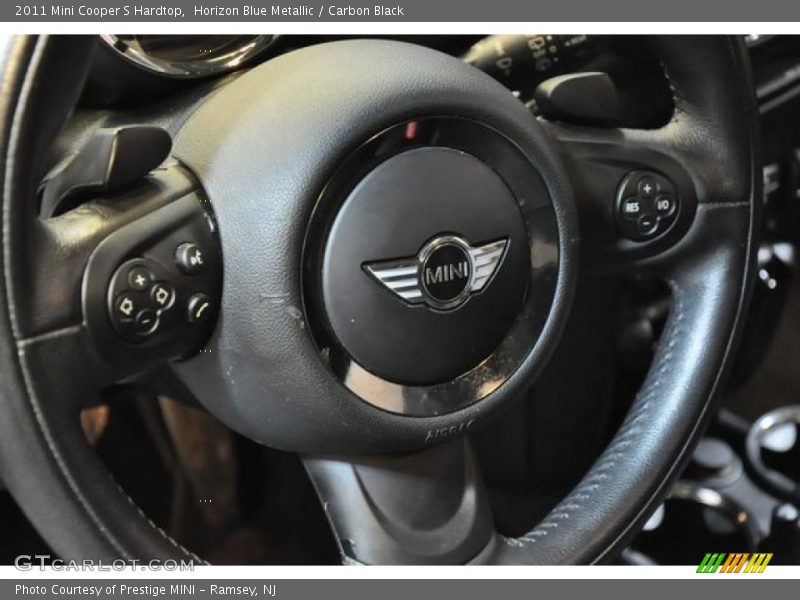 Horizon Blue Metallic / Carbon Black 2011 Mini Cooper S Hardtop