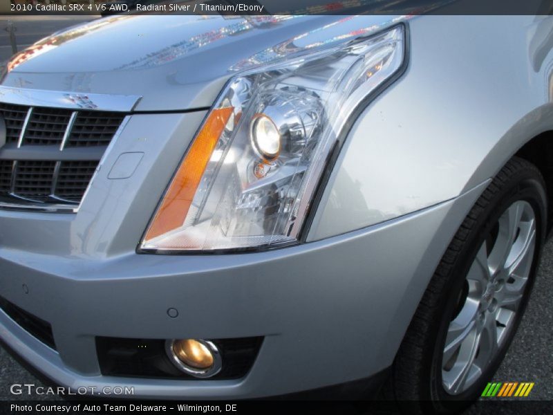 Radiant Silver / Titanium/Ebony 2010 Cadillac SRX 4 V6 AWD