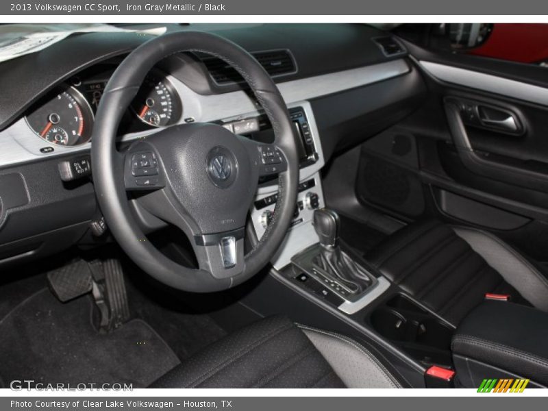Iron Gray Metallic / Black 2013 Volkswagen CC Sport