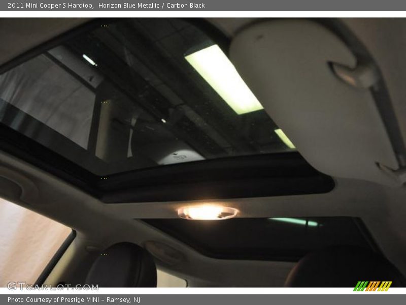 Horizon Blue Metallic / Carbon Black 2011 Mini Cooper S Hardtop