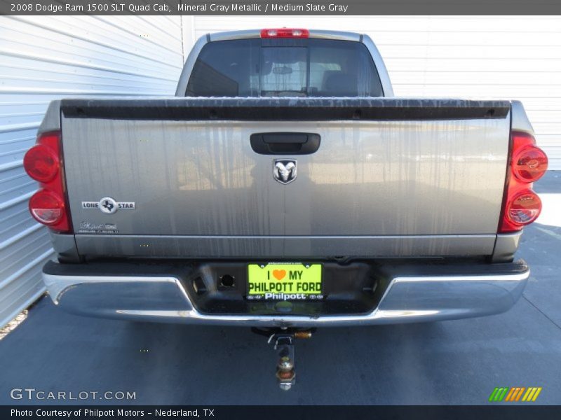 Mineral Gray Metallic / Medium Slate Gray 2008 Dodge Ram 1500 SLT Quad Cab