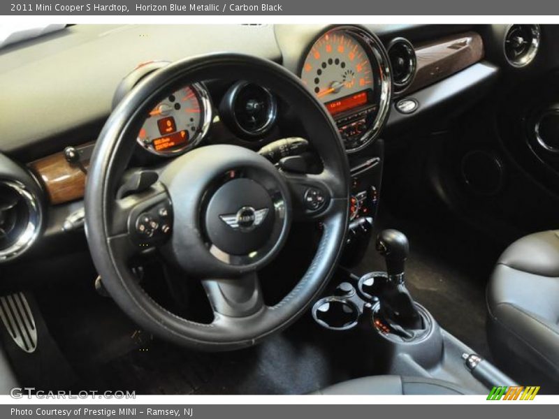 Horizon Blue Metallic / Carbon Black 2011 Mini Cooper S Hardtop