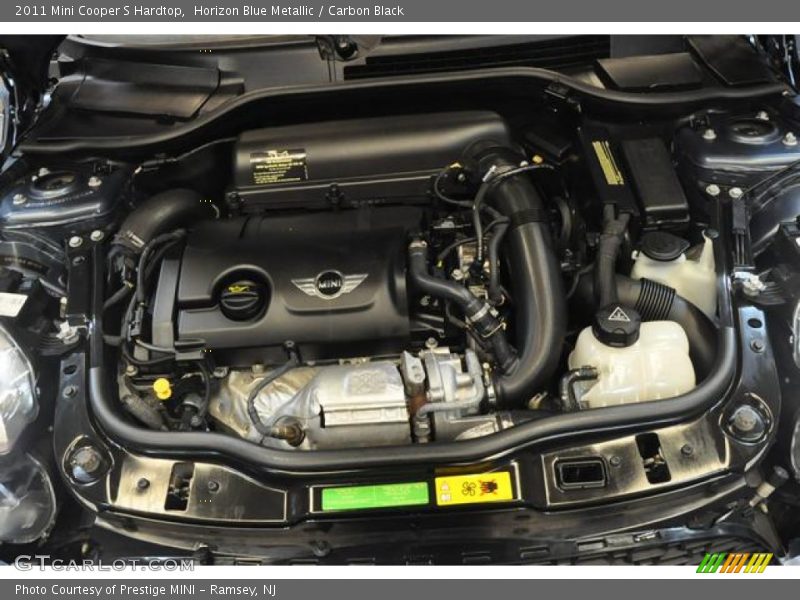 Horizon Blue Metallic / Carbon Black 2011 Mini Cooper S Hardtop