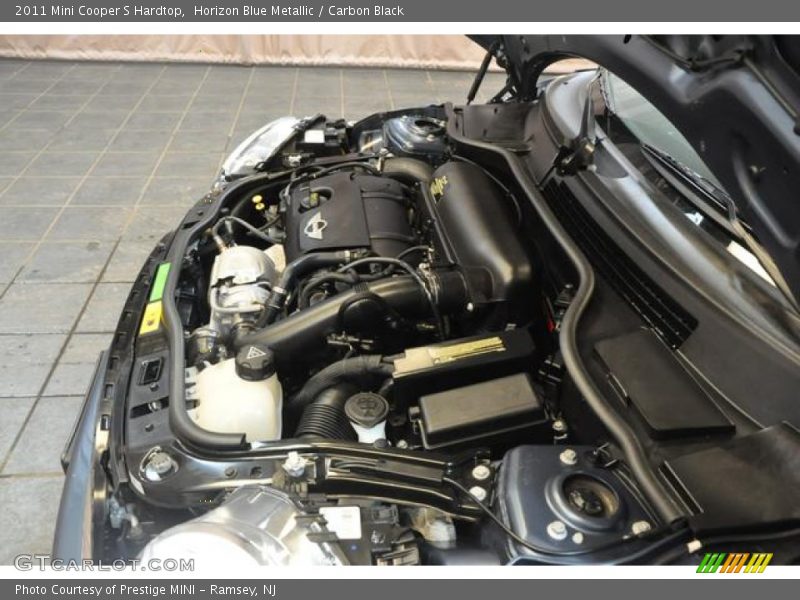 Horizon Blue Metallic / Carbon Black 2011 Mini Cooper S Hardtop