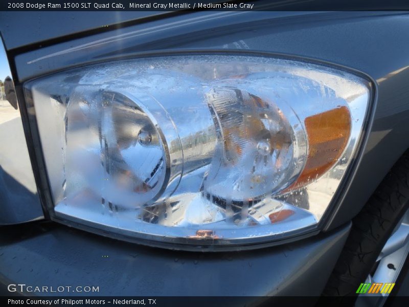 Mineral Gray Metallic / Medium Slate Gray 2008 Dodge Ram 1500 SLT Quad Cab