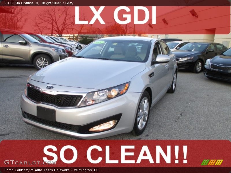Bright Silver / Gray 2012 Kia Optima LX
