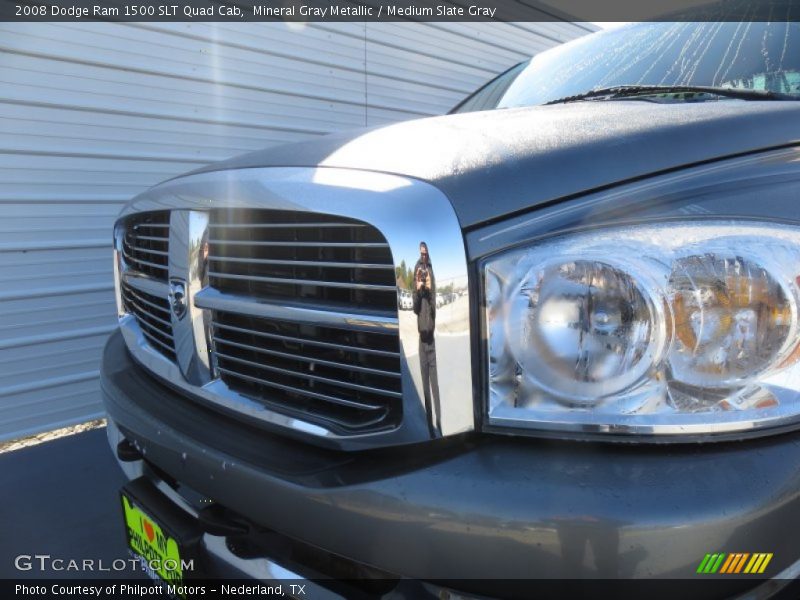 Mineral Gray Metallic / Medium Slate Gray 2008 Dodge Ram 1500 SLT Quad Cab