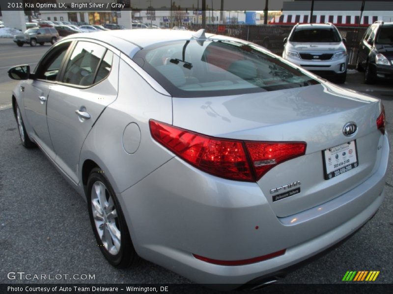 Bright Silver / Gray 2012 Kia Optima LX