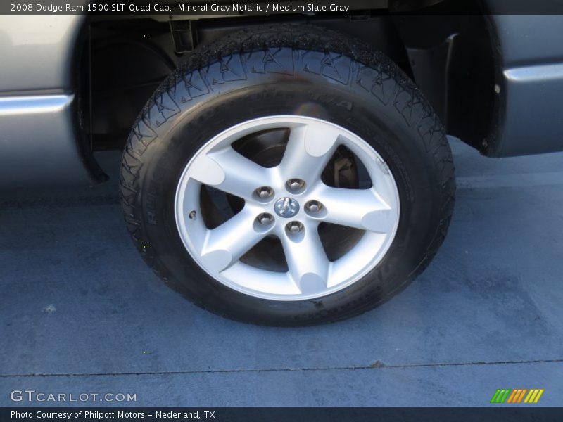 Mineral Gray Metallic / Medium Slate Gray 2008 Dodge Ram 1500 SLT Quad Cab