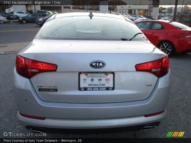 Bright Silver / Gray 2012 Kia Optima LX