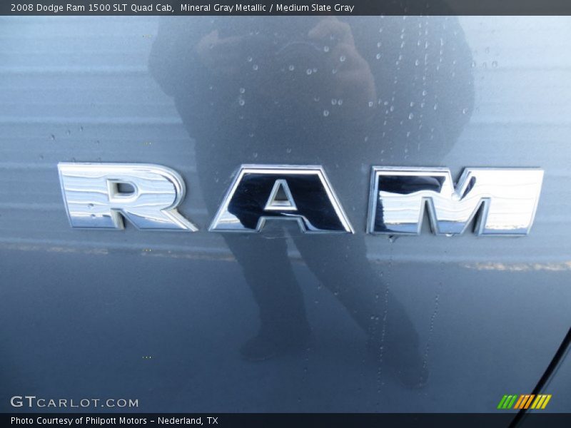 Mineral Gray Metallic / Medium Slate Gray 2008 Dodge Ram 1500 SLT Quad Cab