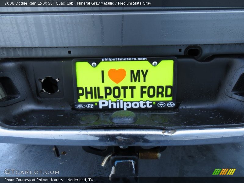Mineral Gray Metallic / Medium Slate Gray 2008 Dodge Ram 1500 SLT Quad Cab