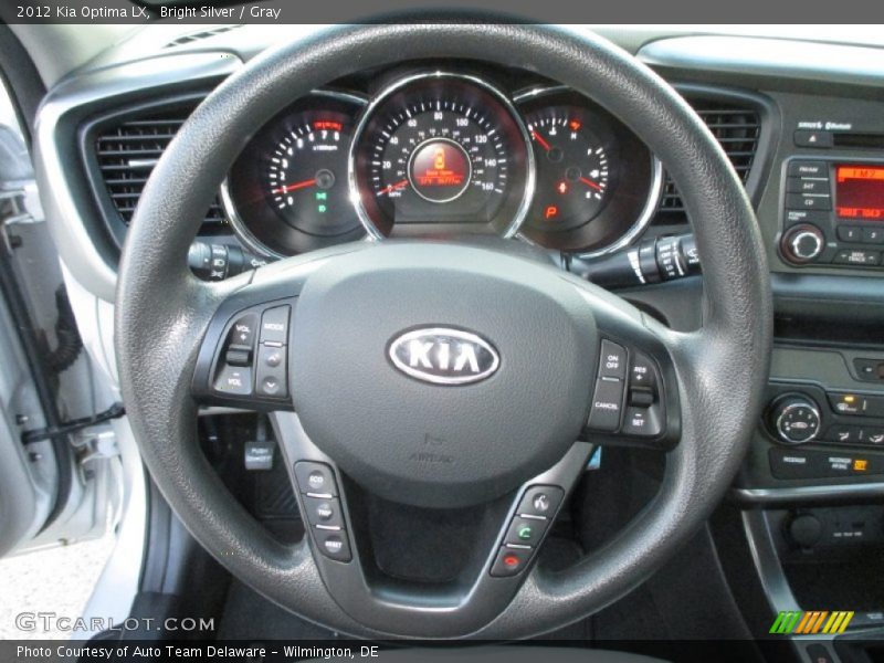Bright Silver / Gray 2012 Kia Optima LX