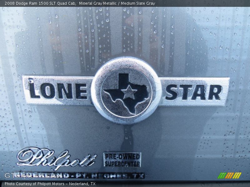 Mineral Gray Metallic / Medium Slate Gray 2008 Dodge Ram 1500 SLT Quad Cab