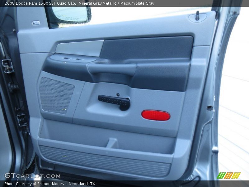 Mineral Gray Metallic / Medium Slate Gray 2008 Dodge Ram 1500 SLT Quad Cab
