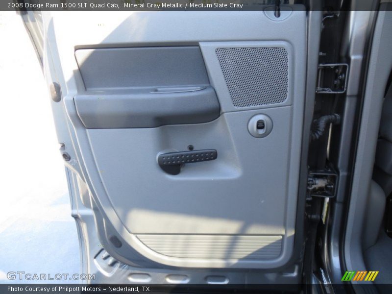 Mineral Gray Metallic / Medium Slate Gray 2008 Dodge Ram 1500 SLT Quad Cab