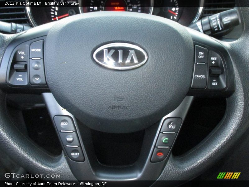 Bright Silver / Gray 2012 Kia Optima LX