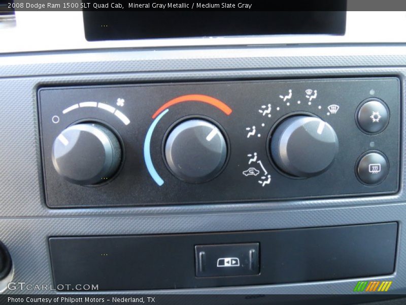 Mineral Gray Metallic / Medium Slate Gray 2008 Dodge Ram 1500 SLT Quad Cab