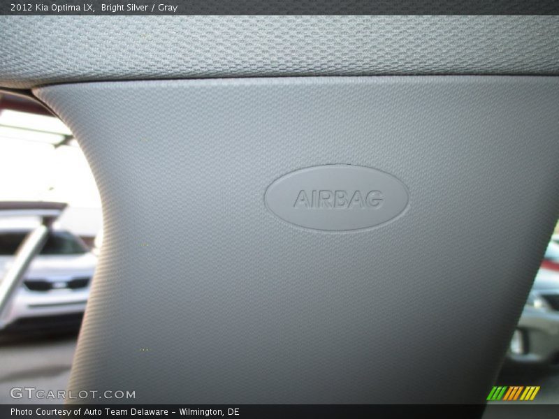 Bright Silver / Gray 2012 Kia Optima LX