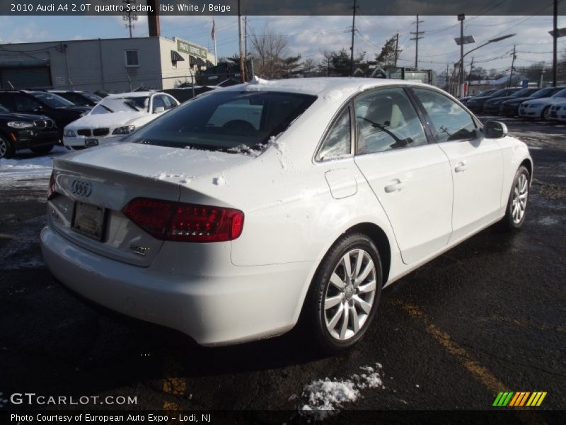 Ibis White / Beige 2010 Audi A4 2.0T quattro Sedan