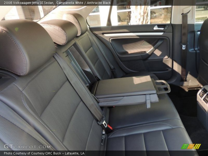 Campanella White / Anthracite Black 2008 Volkswagen Jetta SE Sedan