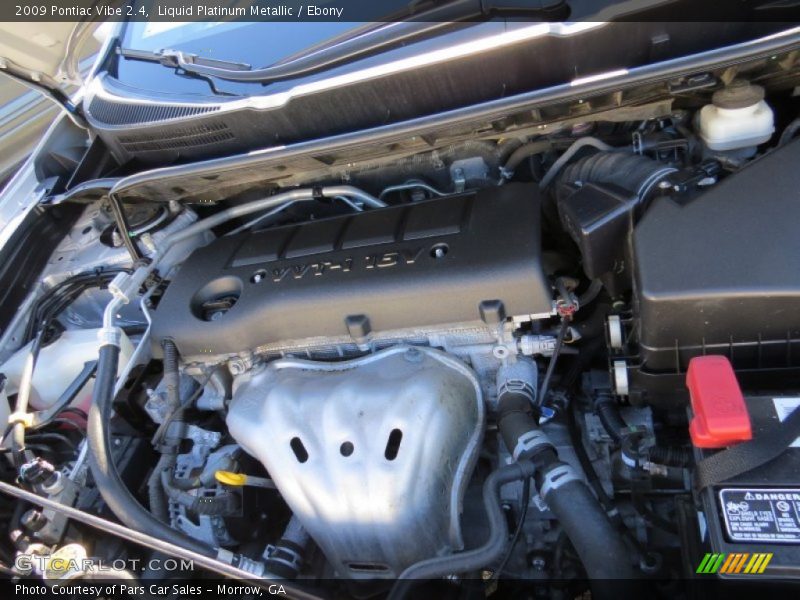 Liquid Platinum Metallic / Ebony 2009 Pontiac Vibe 2.4