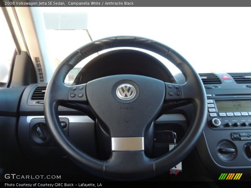 Campanella White / Anthracite Black 2008 Volkswagen Jetta SE Sedan
