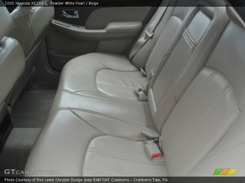 Powder White Pearl / Beige 2005 Hyundai XG350 L