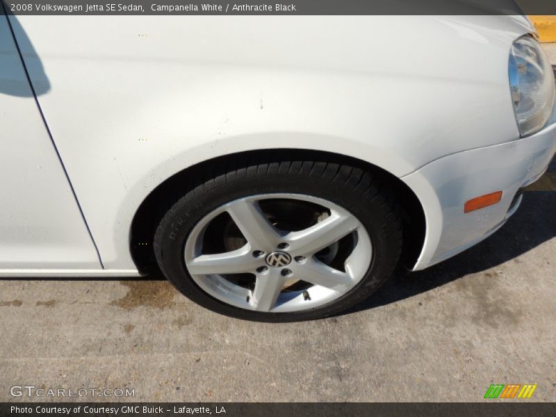Campanella White / Anthracite Black 2008 Volkswagen Jetta SE Sedan