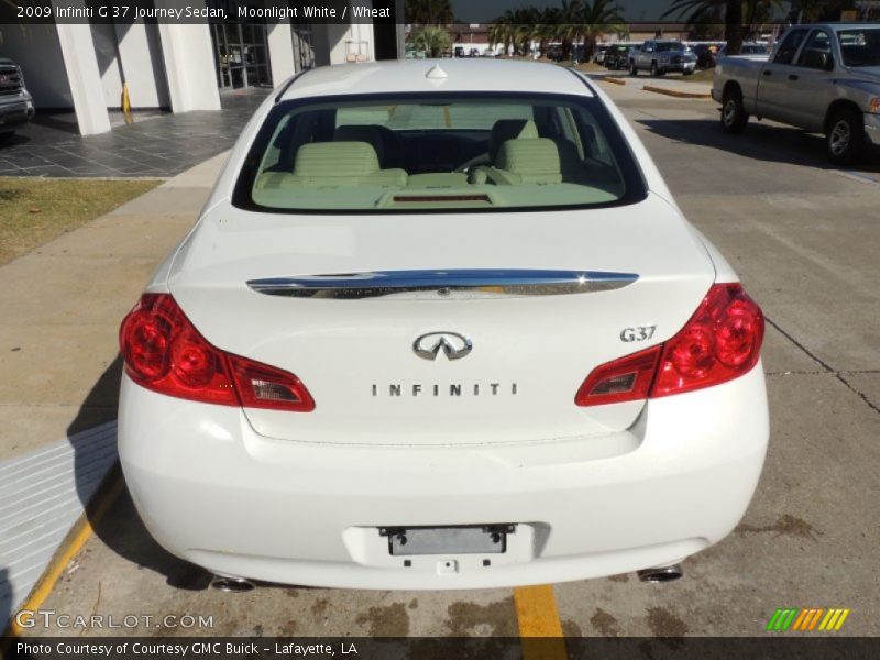 Moonlight White / Wheat 2009 Infiniti G 37 Journey Sedan