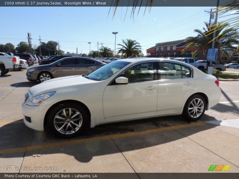 Moonlight White / Wheat 2009 Infiniti G 37 Journey Sedan
