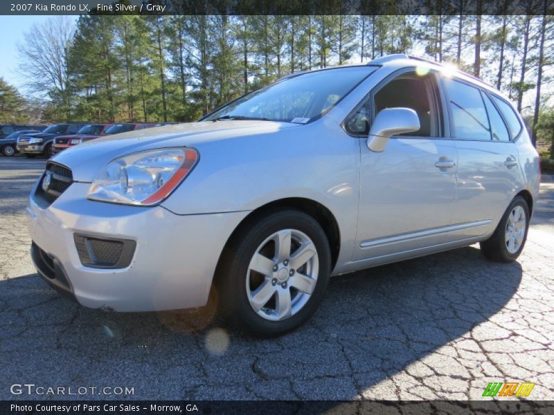 Fine Silver / Gray 2007 Kia Rondo LX